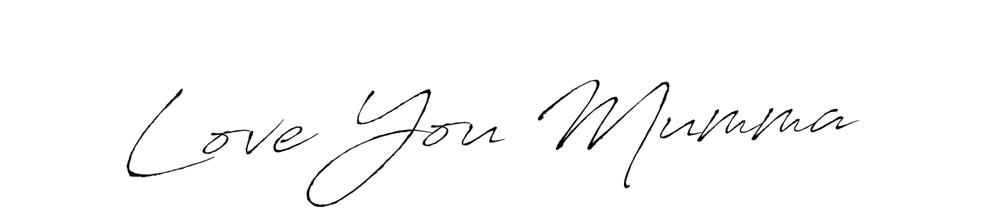 Similarly Antro_Vectra is the best handwritten signature design. Signature creator online .You can use it as an online autograph creator for name Love You Mumma. Love You Mumma signature style 6 images and pictures png