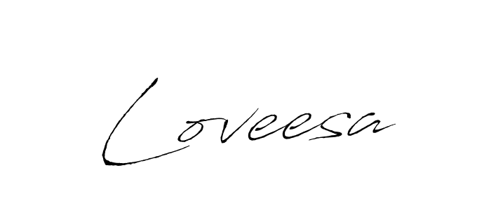 Use a signature maker to create a handwritten signature online. With this signature software, you can design (Antro_Vectra) your own signature for name Loveesa. Loveesa signature style 6 images and pictures png