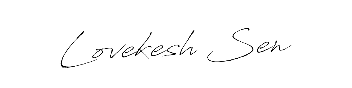 Antro_Vectra is a professional signature style that is perfect for those who want to add a touch of class to their signature. It is also a great choice for those who want to make their signature more unique. Get Lovekesh Sen name to fancy signature for free. Lovekesh Sen signature style 6 images and pictures png