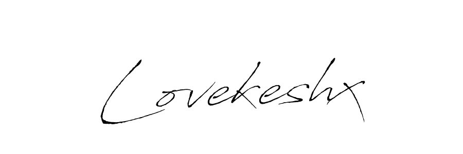Use a signature maker to create a handwritten signature online. With this signature software, you can design (Antro_Vectra) your own signature for name Lovekeshx. Lovekeshx signature style 6 images and pictures png