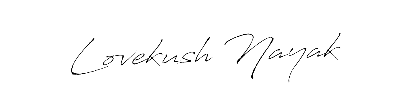 You should practise on your own different ways (Antro_Vectra) to write your name (Lovekush Nayak) in signature. don't let someone else do it for you. Lovekush Nayak signature style 6 images and pictures png