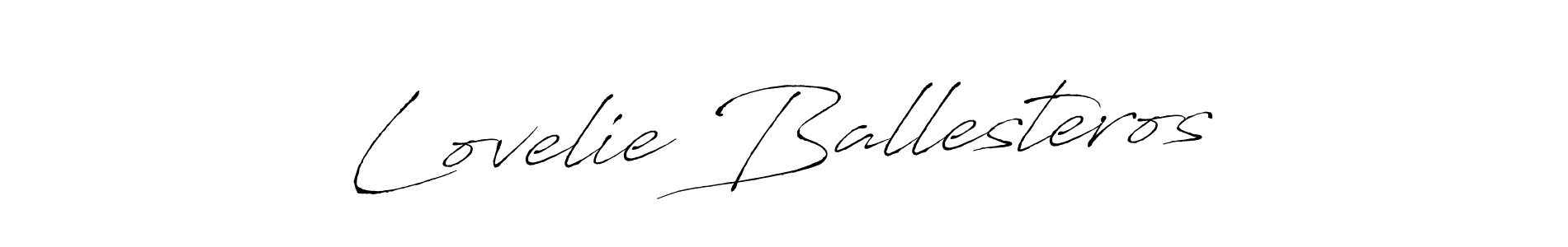 The best way (Antro_Vectra) to make a short signature is to pick only two or three words in your name. The name Lovelie Ballesteros include a total of six letters. For converting this name. Lovelie Ballesteros signature style 6 images and pictures png