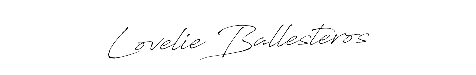 The best way (Antro_Vectra) to make a short signature is to pick only two or three words in your name. The name Lovelie Ballesteros include a total of six letters. For converting this name. Lovelie Ballesteros signature style 6 images and pictures png