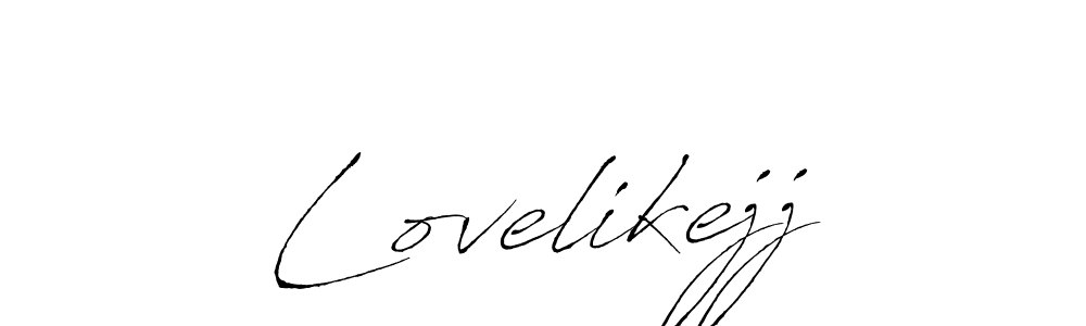 if you are searching for the best signature style for your name Lovelikejj. so please give up your signature search. here we have designed multiple signature styles  using Antro_Vectra. Lovelikejj signature style 6 images and pictures png