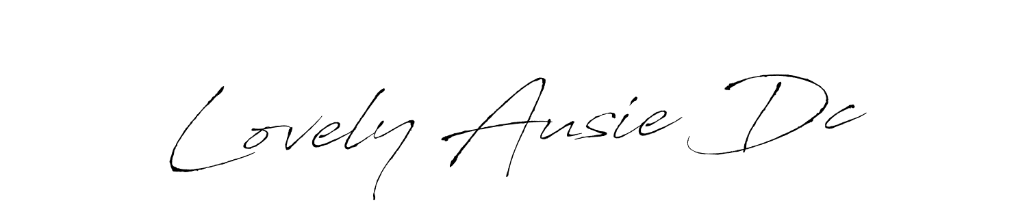 Use a signature maker to create a handwritten signature online. With this signature software, you can design (Antro_Vectra) your own signature for name Lovely Ausie Dc. Lovely Ausie Dc signature style 6 images and pictures png