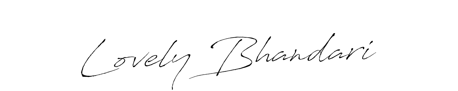 This is the best signature style for the Lovely Bhandari name. Also you like these signature font (Antro_Vectra). Mix name signature. Lovely Bhandari signature style 6 images and pictures png