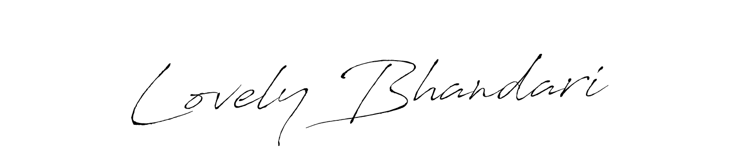 It looks lik you need a new signature style for name Lovely Bhandari. Design unique handwritten (Antro_Vectra) signature with our free signature maker in just a few clicks. Lovely Bhandari signature style 6 images and pictures png