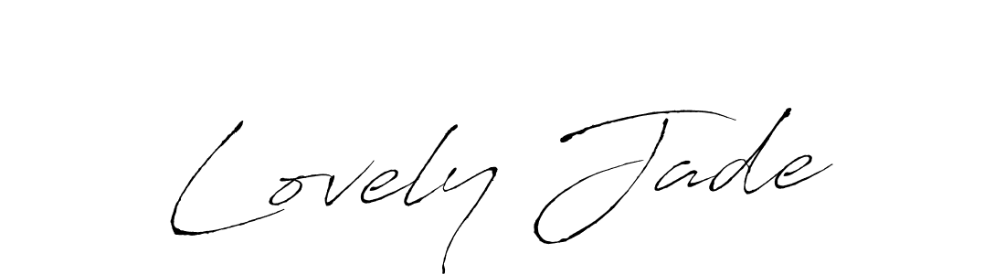 You should practise on your own different ways (Antro_Vectra) to write your name (Lovely Jade) in signature. don't let someone else do it for you. Lovely Jade signature style 6 images and pictures png