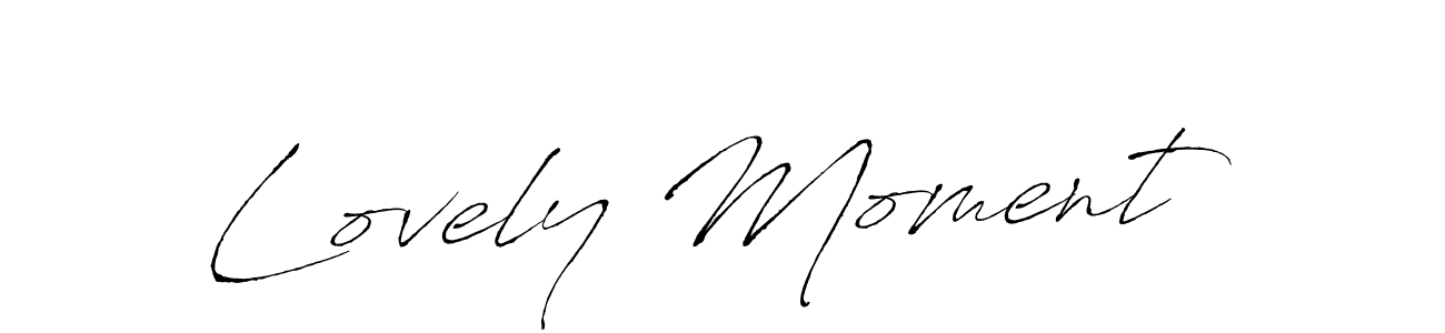 You should practise on your own different ways (Antro_Vectra) to write your name (Lovely Moment) in signature. don't let someone else do it for you. Lovely Moment signature style 6 images and pictures png