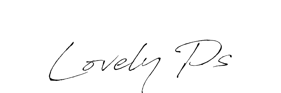 Also we have Lovely Ps name is the best signature style. Create professional handwritten signature collection using Antro_Vectra autograph style. Lovely Ps signature style 6 images and pictures png