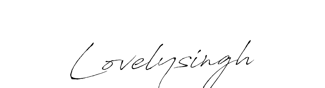 The best way (Antro_Vectra) to make a short signature is to pick only two or three words in your name. The name Lovelysingh include a total of six letters. For converting this name. Lovelysingh signature style 6 images and pictures png