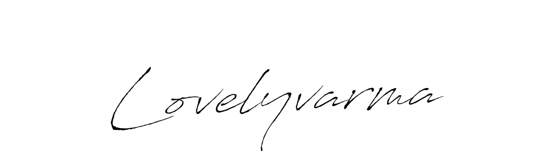 Create a beautiful signature design for name Lovelyvarma. With this signature (Antro_Vectra) fonts, you can make a handwritten signature for free. Lovelyvarma signature style 6 images and pictures png