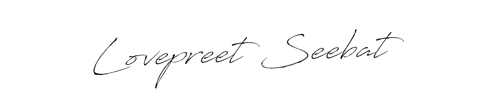 Also You can easily find your signature by using the search form. We will create Lovepreet Seebat name handwritten signature images for you free of cost using Antro_Vectra sign style. Lovepreet Seebat signature style 6 images and pictures png
