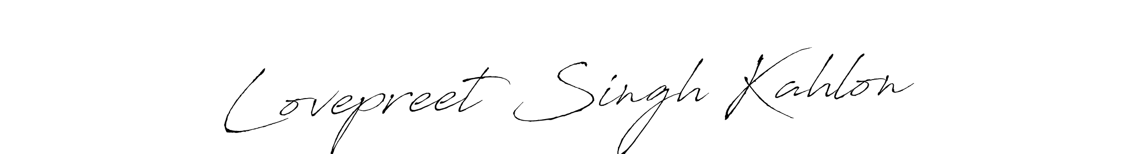 You should practise on your own different ways (Antro_Vectra) to write your name (Lovepreet Singh Kahlon) in signature. don't let someone else do it for you. Lovepreet Singh Kahlon signature style 6 images and pictures png