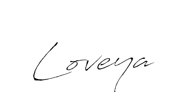 Design your own signature with our free online signature maker. With this signature software, you can create a handwritten (Antro_Vectra) signature for name Loveya. Loveya signature style 6 images and pictures png
