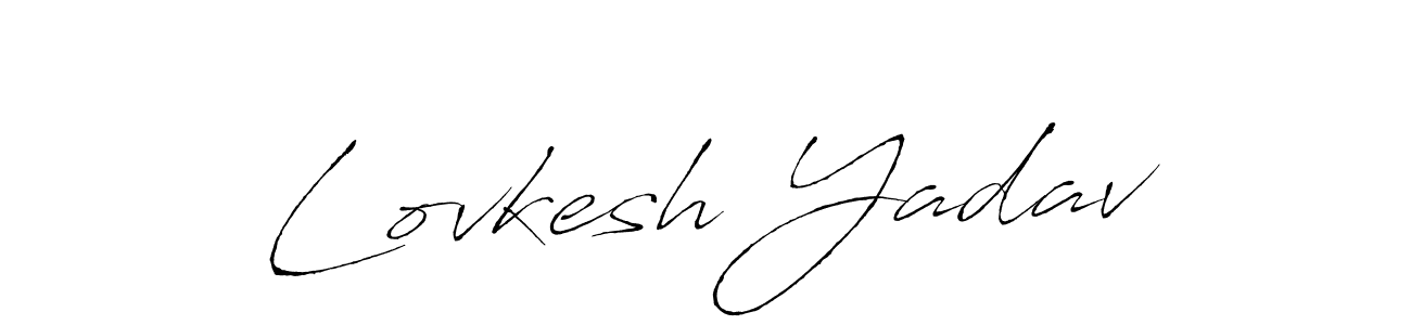 You should practise on your own different ways (Antro_Vectra) to write your name (Lovkesh Yadav) in signature. don't let someone else do it for you. Lovkesh Yadav signature style 6 images and pictures png