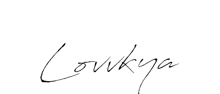 How to make Lovvkya signature? Antro_Vectra is a professional autograph style. Create handwritten signature for Lovvkya name. Lovvkya signature style 6 images and pictures png