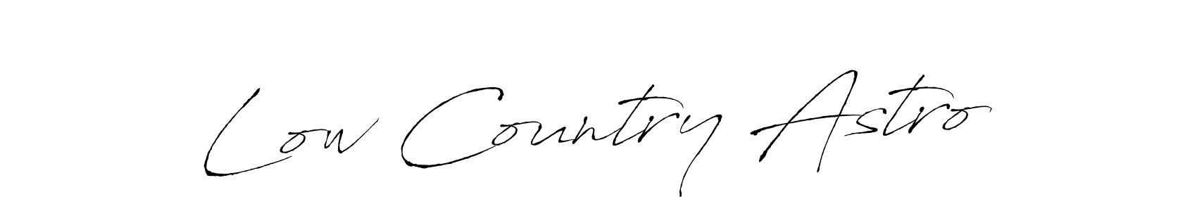 Create a beautiful signature design for name Low Country Astro. With this signature (Antro_Vectra) fonts, you can make a handwritten signature for free. Low Country Astro signature style 6 images and pictures png