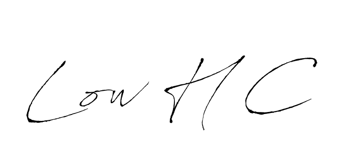 How to Draw Low H C signature style? Antro_Vectra is a latest design signature styles for name Low H C. Low H C signature style 6 images and pictures png