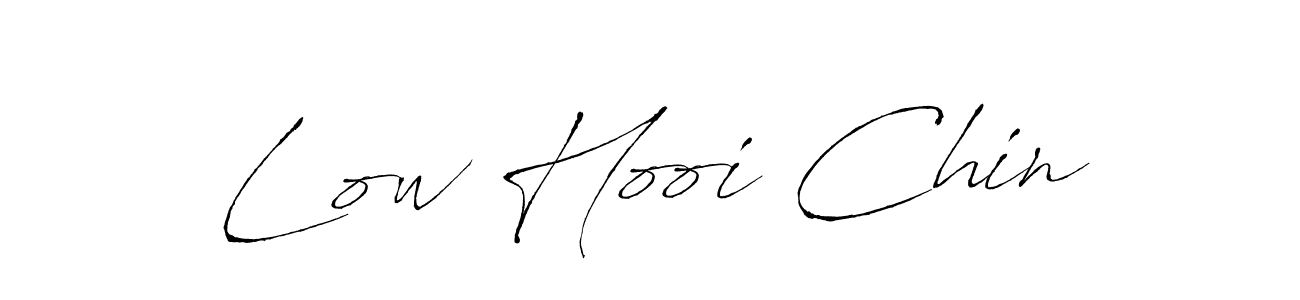How to make Low Hooi Chin name signature. Use Antro_Vectra style for creating short signs online. This is the latest handwritten sign. Low Hooi Chin signature style 6 images and pictures png
