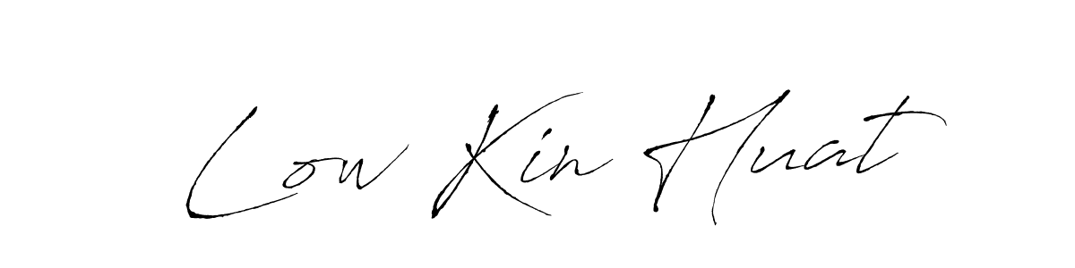 Make a beautiful signature design for name Low Kin Huat. With this signature (Antro_Vectra) style, you can create a handwritten signature for free. Low Kin Huat signature style 6 images and pictures png