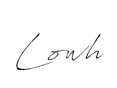 Also we have Lowh name is the best signature style. Create professional handwritten signature collection using Antro_Vectra autograph style. Lowh signature style 6 images and pictures png