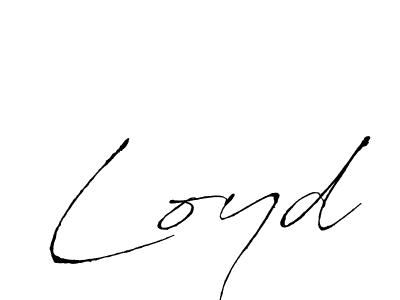 Design your own signature with our free online signature maker. With this signature software, you can create a handwritten (Antro_Vectra) signature for name Loyd. Loyd signature style 6 images and pictures png