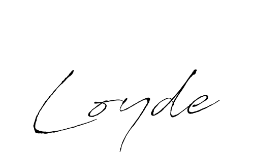 How to make Loyde signature? Antro_Vectra is a professional autograph style. Create handwritten signature for Loyde name. Loyde signature style 6 images and pictures png