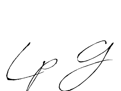 How to make Lp G name signature. Use Antro_Vectra style for creating short signs online. This is the latest handwritten sign. Lp G signature style 6 images and pictures png