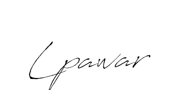 Use a signature maker to create a handwritten signature online. With this signature software, you can design (Antro_Vectra) your own signature for name Lpawar. Lpawar signature style 6 images and pictures png