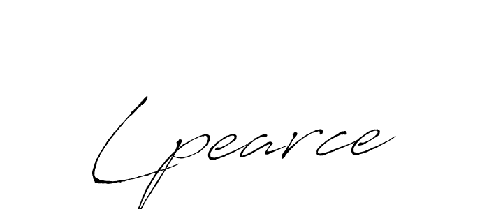 The best way (Antro_Vectra) to make a short signature is to pick only two or three words in your name. The name Lpearce include a total of six letters. For converting this name. Lpearce signature style 6 images and pictures png