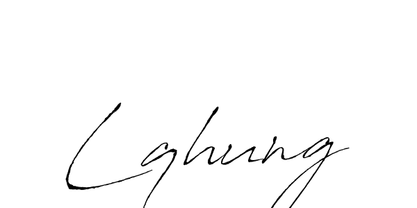 How to make Lqhung name signature. Use Antro_Vectra style for creating short signs online. This is the latest handwritten sign. Lqhung signature style 6 images and pictures png