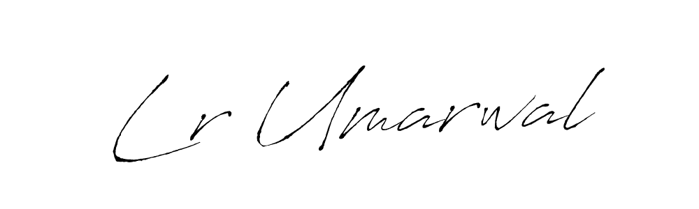 Lr Umarwal stylish signature style. Best Handwritten Sign (Antro_Vectra) for my name. Handwritten Signature Collection Ideas for my name Lr Umarwal. Lr Umarwal signature style 6 images and pictures png
