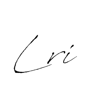Create a beautiful signature design for name Lri. With this signature (Antro_Vectra) fonts, you can make a handwritten signature for free. Lri signature style 6 images and pictures png