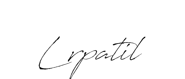 Also You can easily find your signature by using the search form. We will create Lrpatil name handwritten signature images for you free of cost using Antro_Vectra sign style. Lrpatil signature style 6 images and pictures png