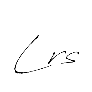 The best way (Antro_Vectra) to make a short signature is to pick only two or three words in your name. The name Lrs include a total of six letters. For converting this name. Lrs signature style 6 images and pictures png