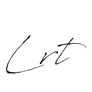 Make a beautiful signature design for name Lrt. With this signature (Antro_Vectra) style, you can create a handwritten signature for free. Lrt signature style 6 images and pictures png