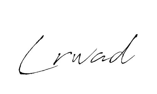 if you are searching for the best signature style for your name Lrwad. so please give up your signature search. here we have designed multiple signature styles  using Antro_Vectra. Lrwad signature style 6 images and pictures png