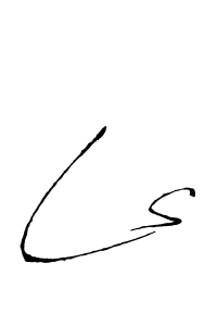 How to make Ls name signature. Use Antro_Vectra style for creating short signs online. This is the latest handwritten sign. Ls signature style 6 images and pictures png