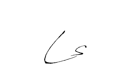 Ls❤ stylish signature style. Best Handwritten Sign (Antro_Vectra) for my name. Handwritten Signature Collection Ideas for my name Ls❤. Ls❤ signature style 6 images and pictures png