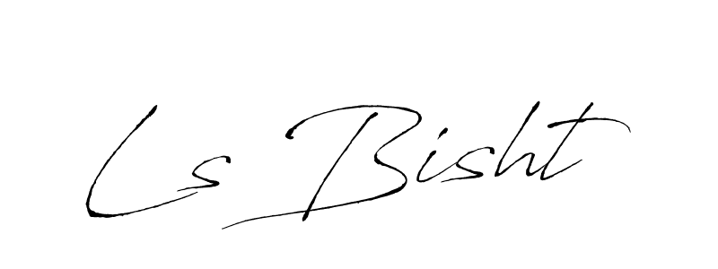 How to make Ls Bisht name signature. Use Antro_Vectra style for creating short signs online. This is the latest handwritten sign. Ls Bisht signature style 6 images and pictures png