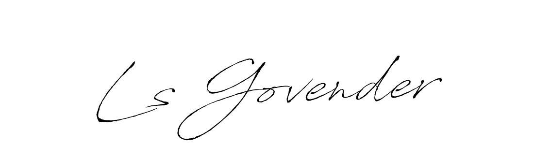 You can use this online signature creator to create a handwritten signature for the name Ls Govender. This is the best online autograph maker. Ls Govender signature style 6 images and pictures png