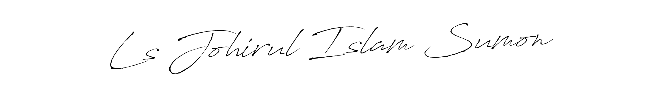 Once you've used our free online signature maker to create your best signature Antro_Vectra style, it's time to enjoy all of the benefits that Ls Johirul Islam Sumon name signing documents. Ls Johirul Islam Sumon signature style 6 images and pictures png