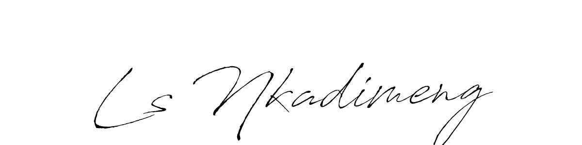 Once you've used our free online signature maker to create your best signature Antro_Vectra style, it's time to enjoy all of the benefits that Ls Nkadimeng name signing documents. Ls Nkadimeng signature style 6 images and pictures png