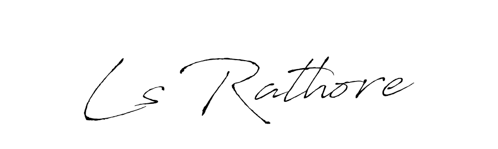 Design your own signature with our free online signature maker. With this signature software, you can create a handwritten (Antro_Vectra) signature for name Ls Rathore. Ls Rathore signature style 6 images and pictures png