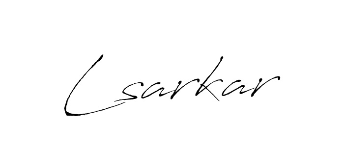 How to Draw Lsarkar signature style? Antro_Vectra is a latest design signature styles for name Lsarkar. Lsarkar signature style 6 images and pictures png