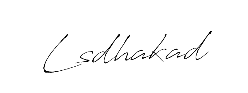 Design your own signature with our free online signature maker. With this signature software, you can create a handwritten (Antro_Vectra) signature for name Lsdhakad. Lsdhakad signature style 6 images and pictures png