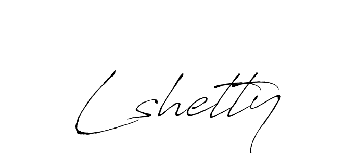 You should practise on your own different ways (Antro_Vectra) to write your name (Lshetty) in signature. don't let someone else do it for you. Lshetty signature style 6 images and pictures png