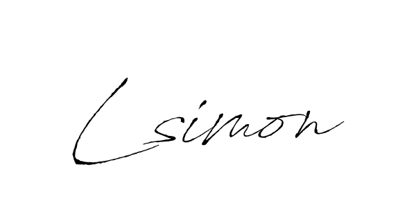 Once you've used our free online signature maker to create your best signature Antro_Vectra style, it's time to enjoy all of the benefits that Lsimon name signing documents. Lsimon signature style 6 images and pictures png