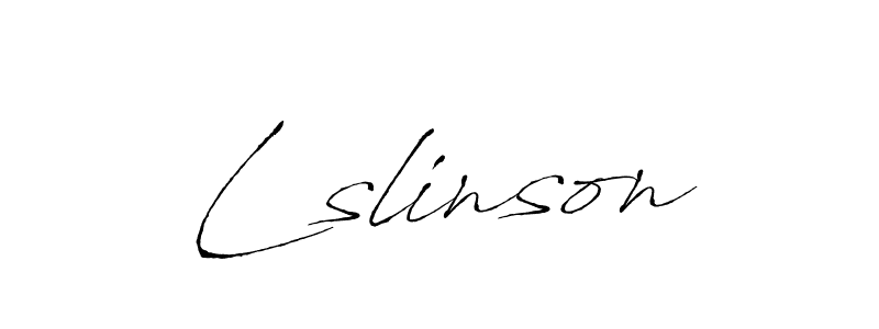 Create a beautiful signature design for name Lslinson. With this signature (Antro_Vectra) fonts, you can make a handwritten signature for free. Lslinson signature style 6 images and pictures png